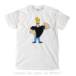 Johnny Bravo White T-Shirt