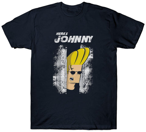 Johnny Bravo Blue T-Shirt