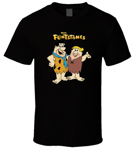 The Flintstones Black T-Shirt